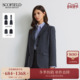 外套2025秋冬新品 优雅智性商务戗驳领西装 含羊毛 Scofield女装