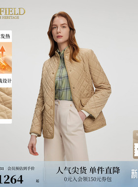 【远红外发热】Scofield女装率性立领绗缝棉服外套