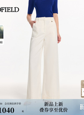 【莱赛尔+棉】Scofield女装休闲松弛感阔腿牛仔裤2026春夏新品