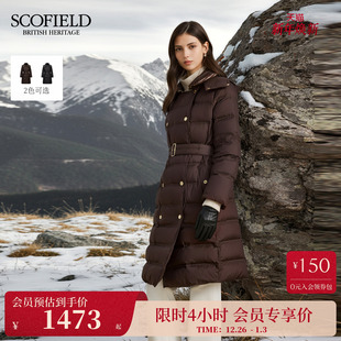 双排扣90鹅绒泡芙羽绒服2025秋冬新品 Scofield女装 远红外发热