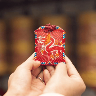 【龙运当头】 平安喜乐龙车挂包挂 含文书檀香粉玛瑙