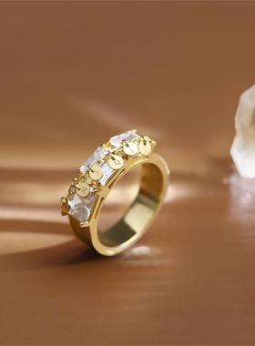 真言系列 六字真言银镀金镶嵌锆石 醍醐xZEEMOU ZENG