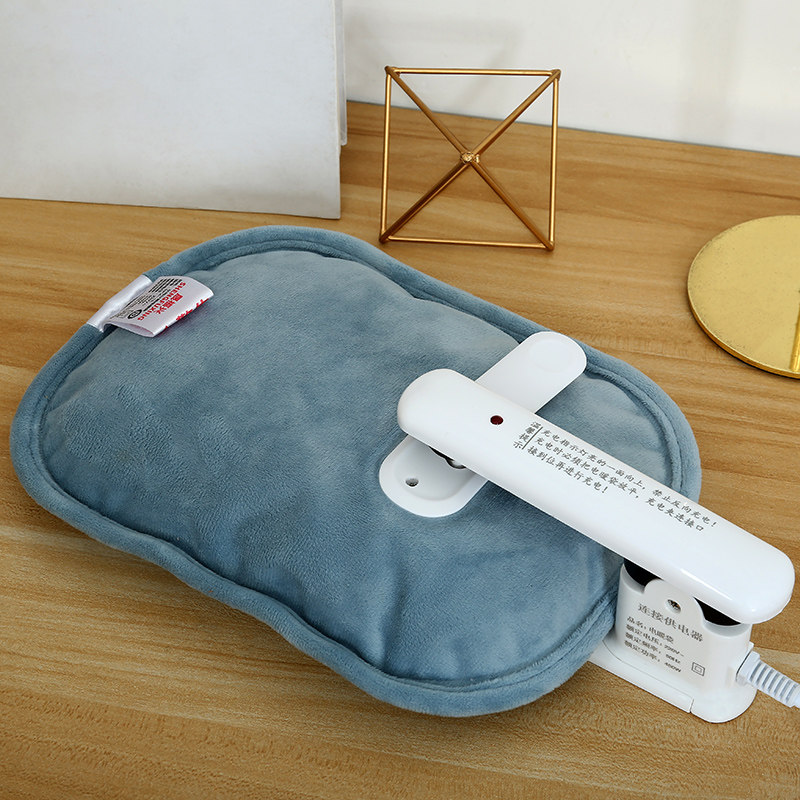 国标热水袋充电式防爆电暖宝毛绒可爱女注水暖手宝宝电热宝暖水袋