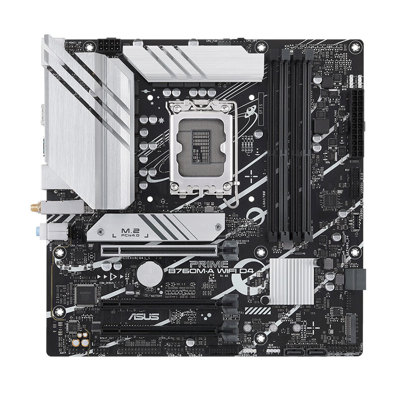 ASUS/华硕PRIME B760M-A WIFI D4/D5主板支持12、13代 神光同步