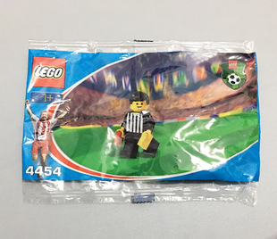 LEGO乐高4454韩日世界杯足球可乐抽抽乐活动球证裁判人仔