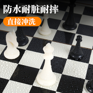 磁性国际象棋学生专用折叠便携式 棋盘磁力磁石比赛高档棋子双后