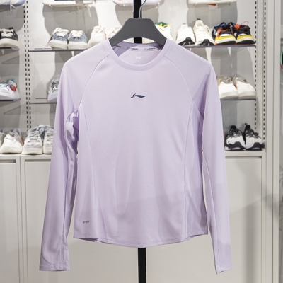 李宁女子春季新款运动长袖T恤