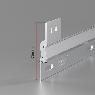 木饰面护墙板干挂铝型材龙骨Z型连接卡扣隐形背条装饰画挂条可调