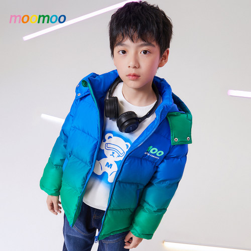 Moomoo童装渐变羽绒服