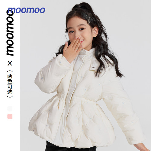 moomoo童装羽绒服抗寒保暖