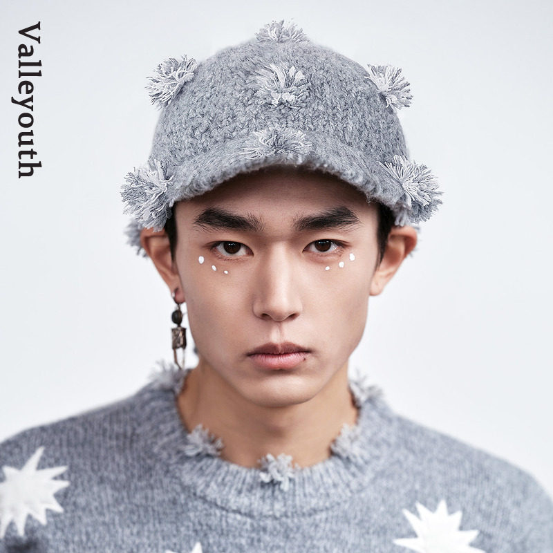 星绒 复古时髦粗线羊毛绒球马术鸭舌帽 山谷少年独立设计师品牌,服饰配件/皮带/帽子/围巾,帽子,淘宝优惠券,粉丝福利购,淘宝优惠卷