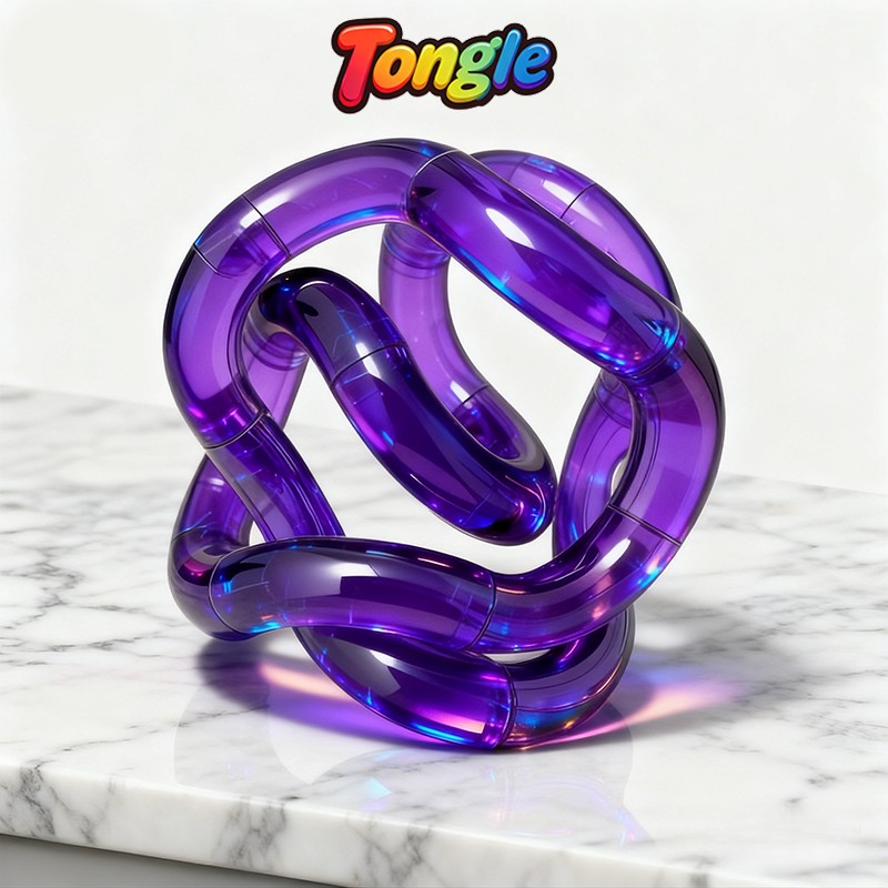 TangIe官方正版扭扭乐水晶七彩解压神器小玩具女孩好玩网红leo