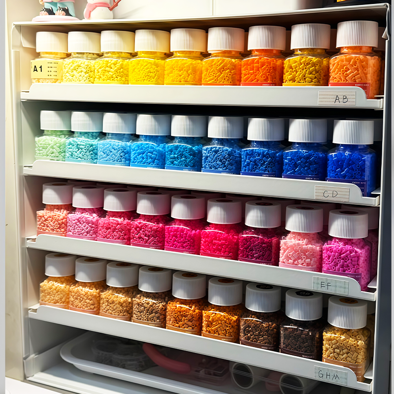 巴巴酱拼豆diy材料包全套瓶罐装立体手工融合豆女孩玩具熨斗补充,玩具/童车/益智/积木/模型,过家家玩具,淘宝优惠券,粉丝福利购,淘宝优惠卷