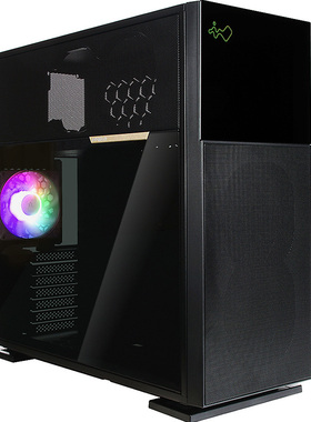 迎广515/N515台式机电脑游戏机箱钢化玻璃侧透双360水冷Type-C