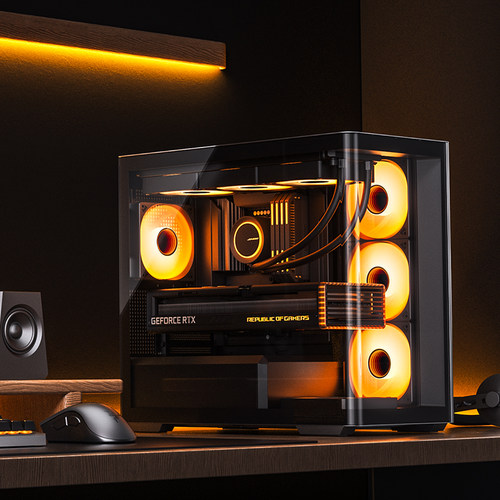 乔思伯D300海景房机箱MATX主板