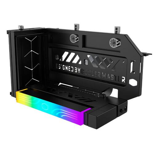 酷冷至尊显卡支架转向套装V3配PCIe 5.0显卡延长线可旋转ARGB灯条