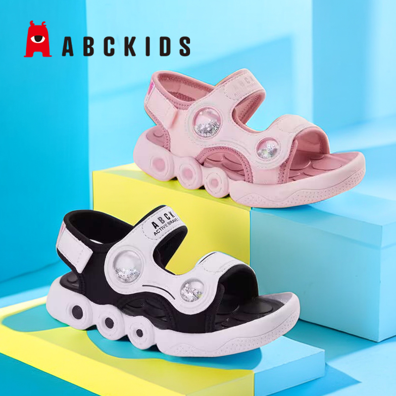 abckids夏季男童女童凉鞋