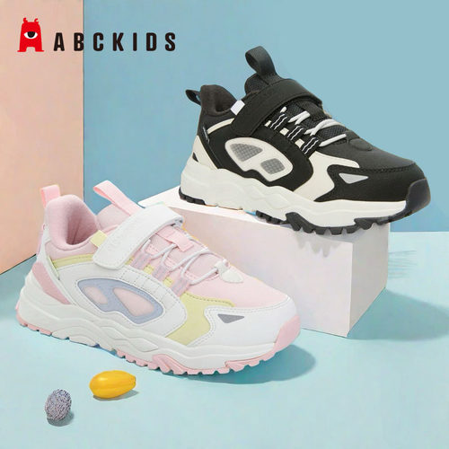 abckids冬季女童保暖运动鞋