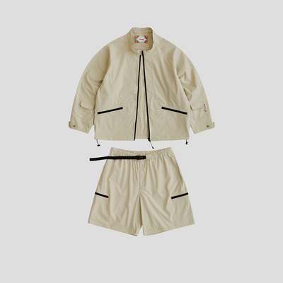 maminqin山系户外宽松防晒服套装cityboy工装机能情侣休闲两件套
