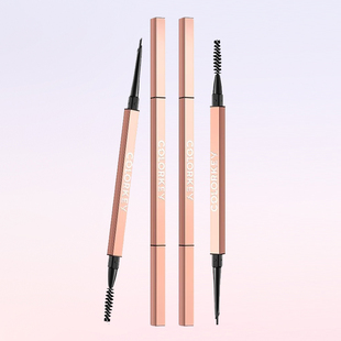 colorkey珂拉琪立体精雕刀锋眉笔防水防汗不晕染易上色砍刀眉笔