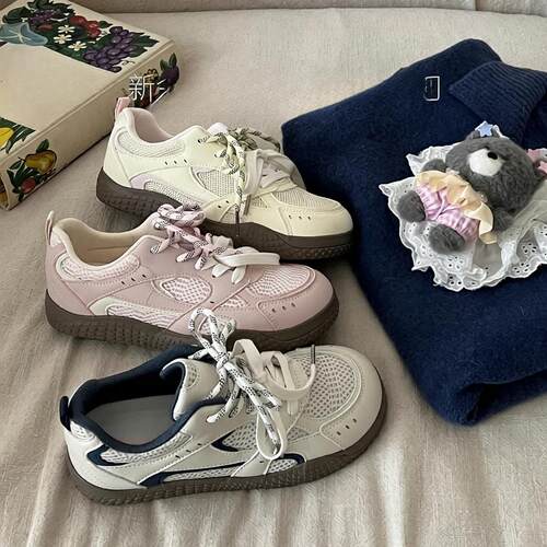 韩版百搭德训鞋女春季新款帆布鞋