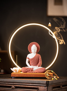 新中式陶瓷如来佛祖家居办