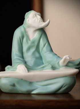 琴棋书画人物摆件中式古典