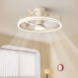 风扇灯2025年新款吊扇灯风扇灯静频大风力电扇灯家用一体吊灯音变