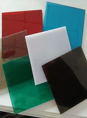 白色pc板透明 PETP板棒黑色pc板阻燃米黄色abs板棒材零切2-200mm*