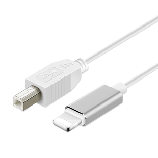 会灵鸟OTG转接头雅马哈电钢琴MIDI数据线typec适用苹果手机连接声卡电子鼓方口MIDI键盘USb HOST转换器内录线