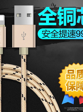 迪米克适用于苹果iPhone14数据线1312快充11promax手机充电线6s快速7加长8plus闪USB充iPad平板2米XR冲电线XS