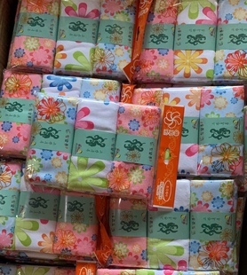 韩国进口 加厚超细纤维吸水手帕小毛巾方巾 Hello Kitty/素雅小花