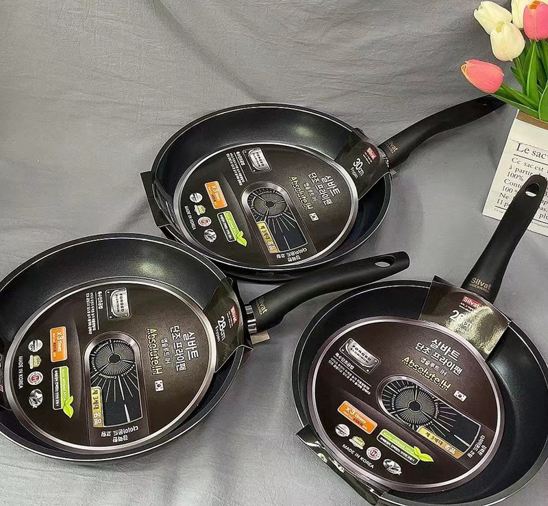 韩国进口Silvat皇后系列炒锅煎锅平底锅不粘锅无油烟电磁炉两用锅