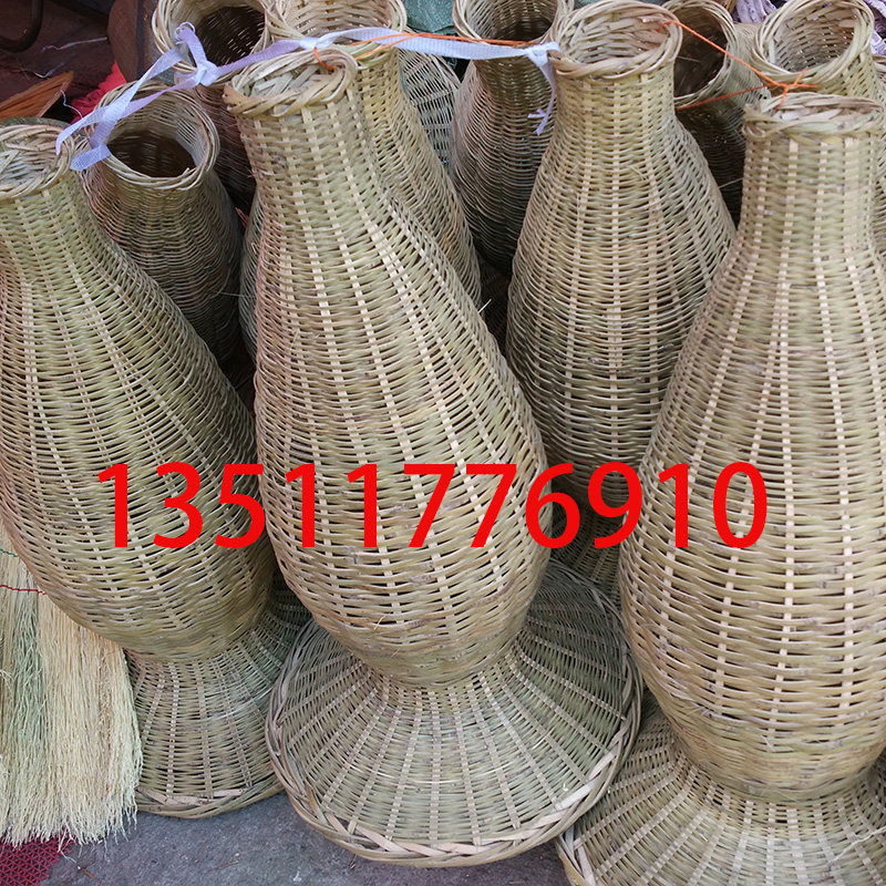 装饰竹篓黄鳝笼竹编工具倒须竹笼虾笼泥鳅笼鱼篓装饰道具娄大虾笼