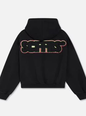 欧美跨境scuffers休闲连帽卫衣街头宽松字母套头连帽衫男女款