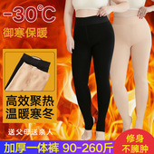 踩脚袜秋冬光腿神器 女胖妹妹高腰200斤连裤 加肥加大码 厚绒打底裤