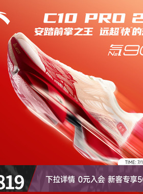 安踏×徐悲鸿奔马图联名天马行空系列C10PRO2代马拉松正品跑鞋男