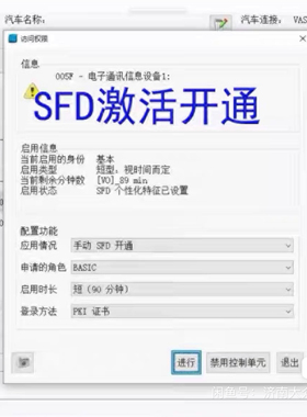 适合大众奥迪斯科达ODIS算码解SFD 解sfd码编程刹车片匹配保养