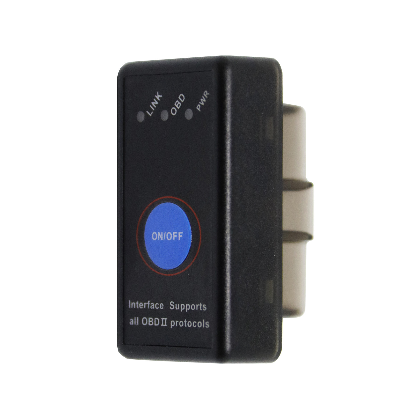 带开关蓝牙4 ELM327 OBD2汽车检测器发动机诊断 行车电脑油耗检测