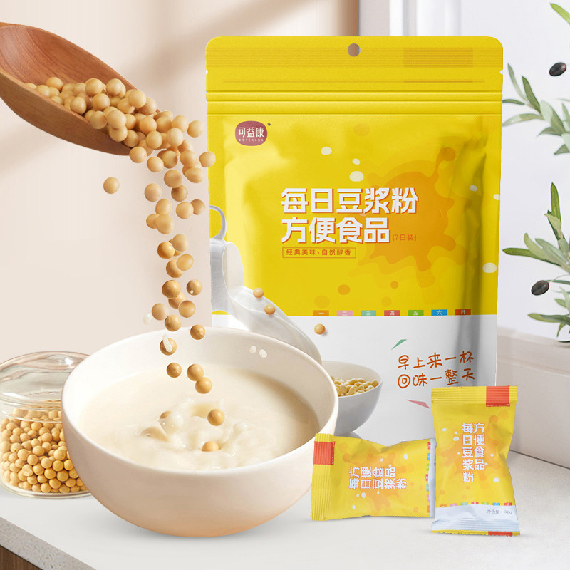 可益康每日豆浆粉成人学生儿童营养早餐速溶豆粉冲饮,咖啡/麦片/冲饮,豆浆,淘宝优惠券,粉丝福利购,淘宝优惠卷