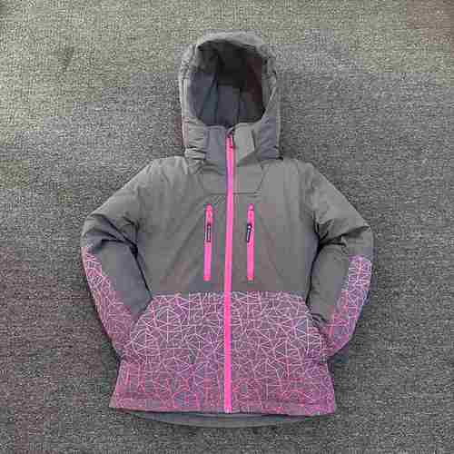 出口欧美儿童滑雪服加厚棉服外套户外防风防水冲锋衣女童保暖棉袄