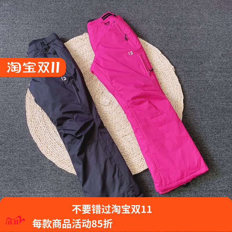 出口外贸户外冬季女装滑雪裤保暖女士棉裤加厚防风防水女款裤子