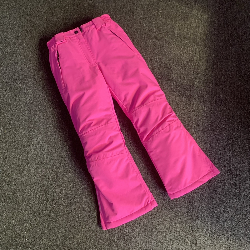 特价清仓外贸儿童滑雪裤子女童防风防水高腰保暖滑雪裤大童雪地裤