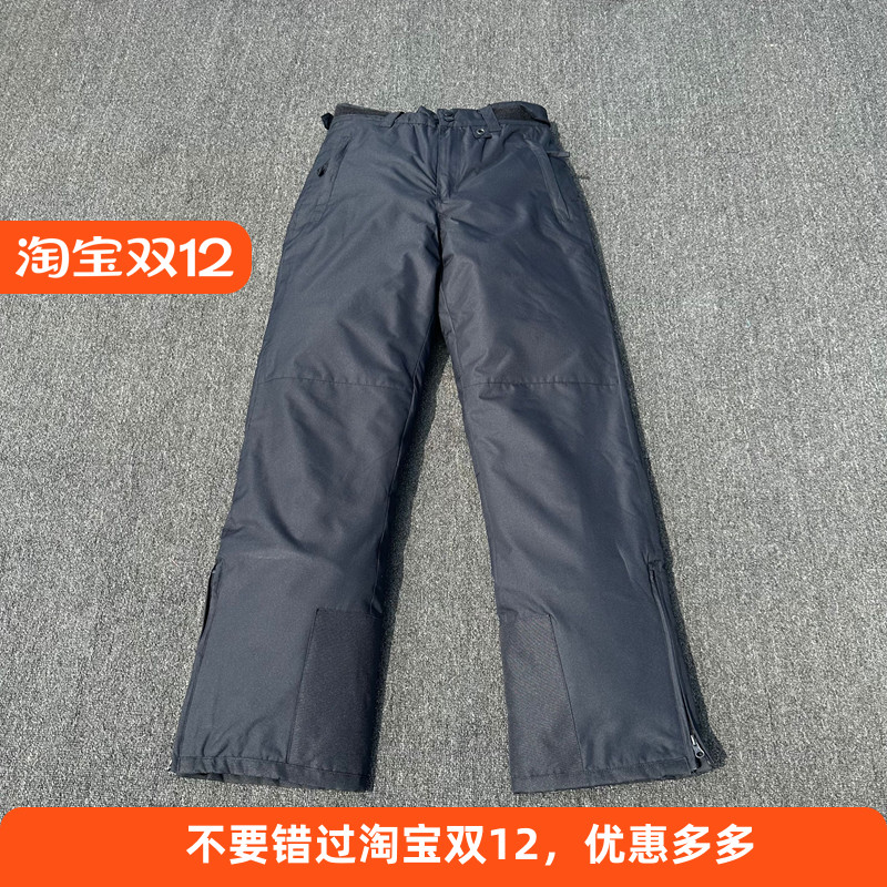 滑雪裤男女款外贸原单单双板夹棉加厚保暖户外雪乡防风水东北雪乡