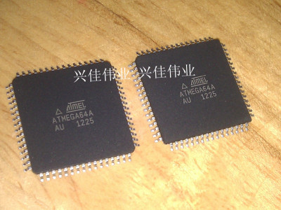 贴片 ATMEGA64A-AU ATMEGA64A 8位微控制器 64K闪存 QFP64