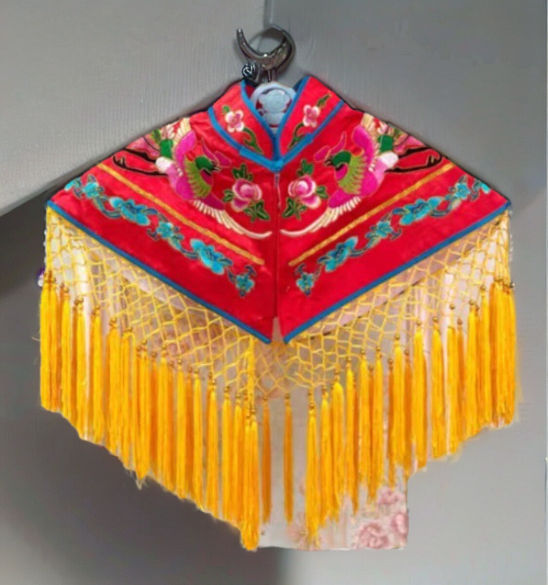 戏曲用品演出服配件广场舞京剧服装披肩云肩凤冠霞帔刺绣贵妃新娘