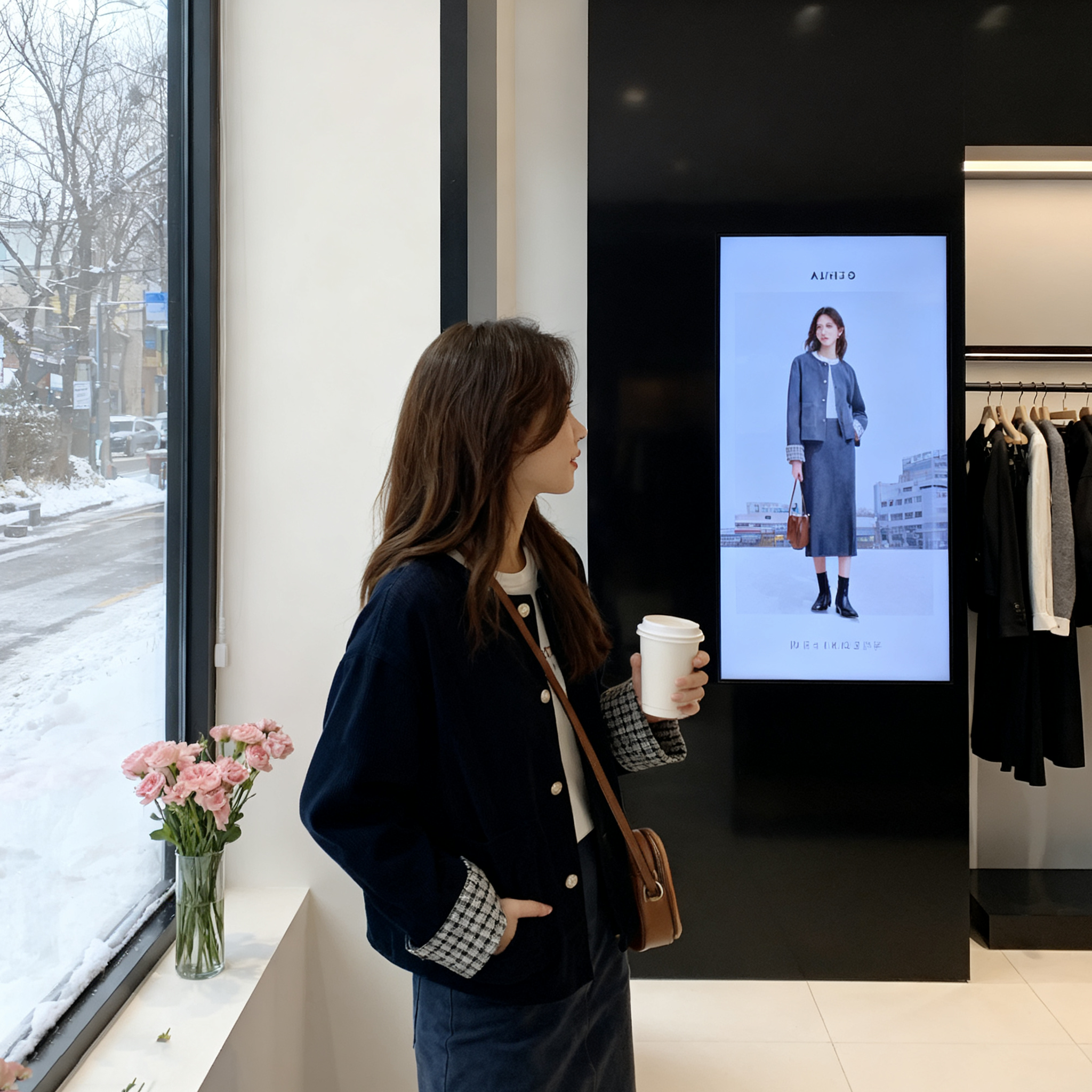 【赠送运费险】蓝色灯芯绒外套女