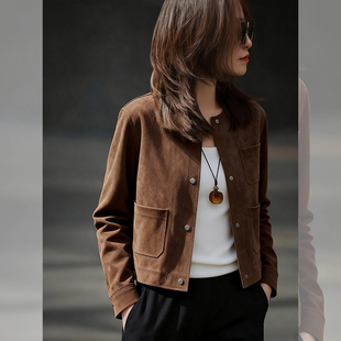 小香风咖色短外套女2026新款今年流行爆款高级感气质小个子上衣冬