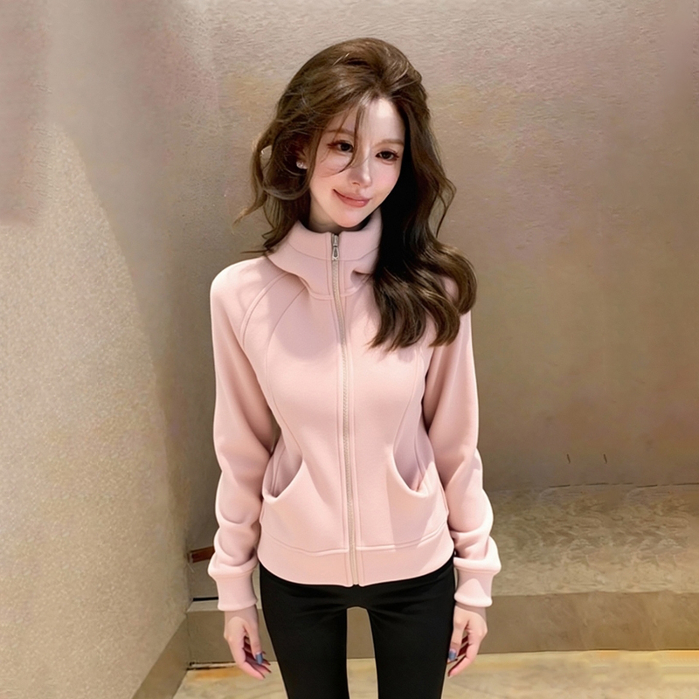 【赠送运费险】又酷又飒粉色外套