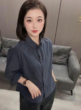 【赠送运费险】休闲长袖格子衬衫